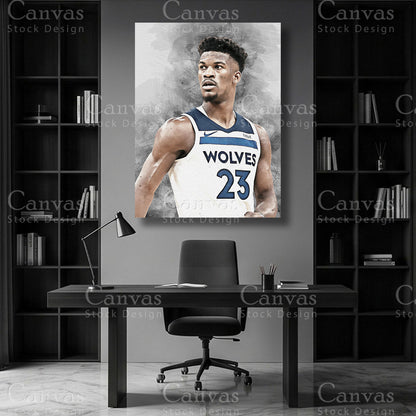 Jimmy Butler NBA canvas art