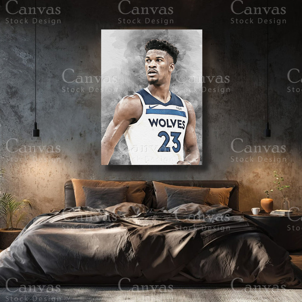 Luxury Jimmy Butler canvas wall art