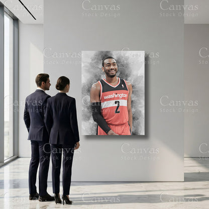 John Wall basketball sports wall art