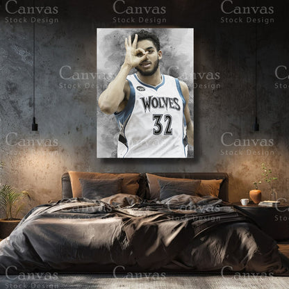 Karl-Anthony Towns premium basketball wall decor