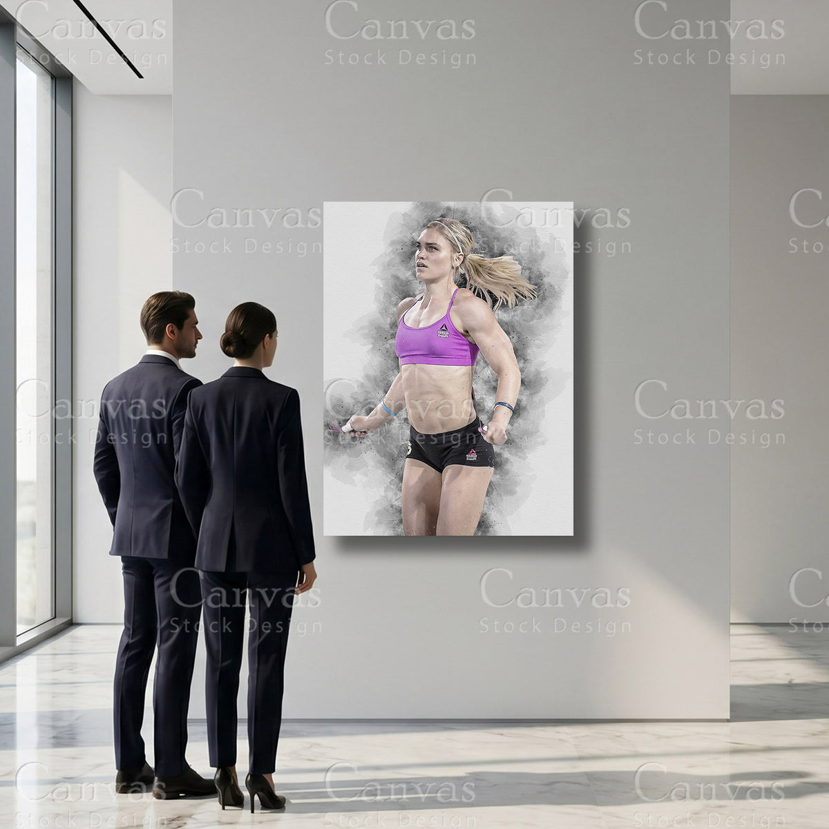 Katrin Davidsdottir Sports Canvas Artwork