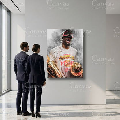 Kawhi Leonard basketball sports wall art