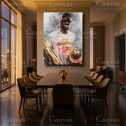 Kawhi Leonard luxury NBA canvas art
