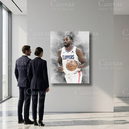 Kawhi Leonard basketball sports wall art