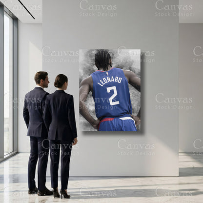 Kawhi Leonard premier basketball wall art
