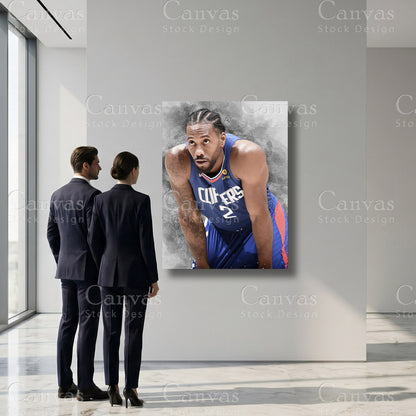 Kawhi Leonard basketball sports wall art