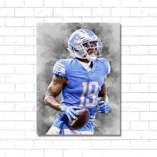 Kenny Golladay Canvas Wall Art