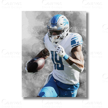Kenny Golladay canvas wall art