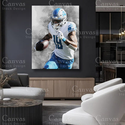 Kenny Golladay receiver-themed wall art