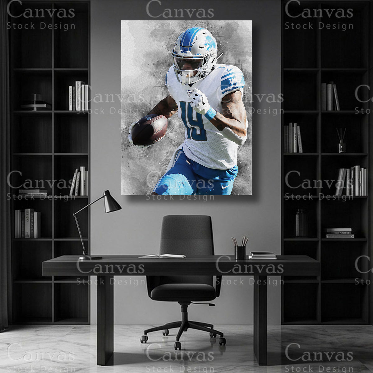 Kenny Golladay wide receiver canvas art