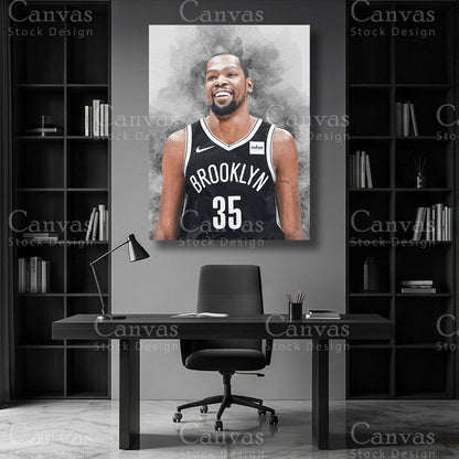 Kevin Durant NBA canvas wall art
