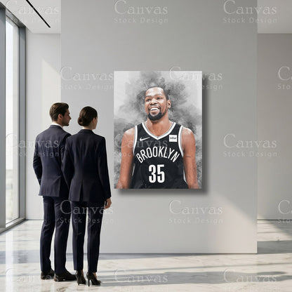 Kevin Durant basketball sports wall art