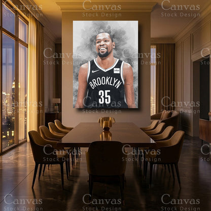 Kevin Durant luxury NBA canvas art