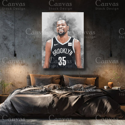 Kevin Durant premium basketball wall decor