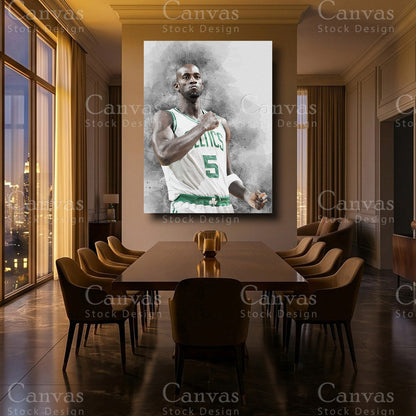 Kevin Garnett luxury NBA canvas art