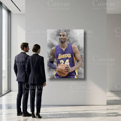 Kobe Bryant basketball sports wall art