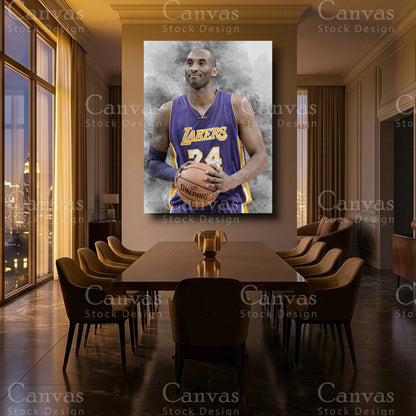 Kobe Bryant luxury NBA canvas art