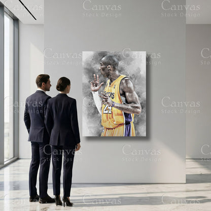 Kobe Bryant basketball sports wall art