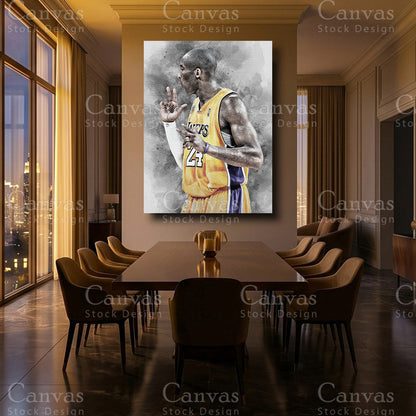 Kobe Bryant luxury NBA wall decor