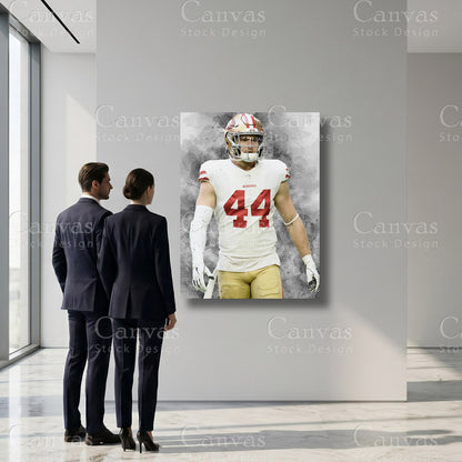 Kyle Juszczyk premium sports canvas