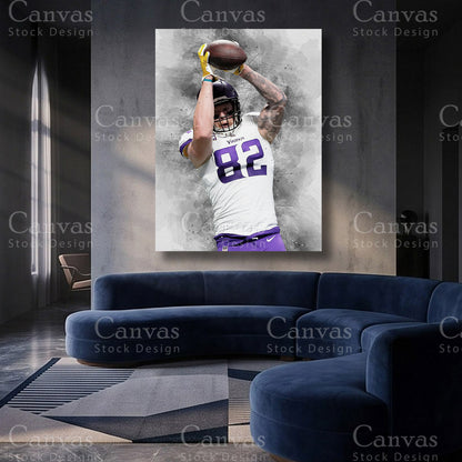 Kyle Rudolph football player artwork