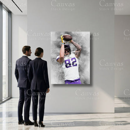 Kyle Rudolph premium sports canvas