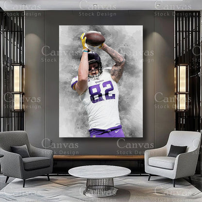 Kyle Rudolph tight end wall decor