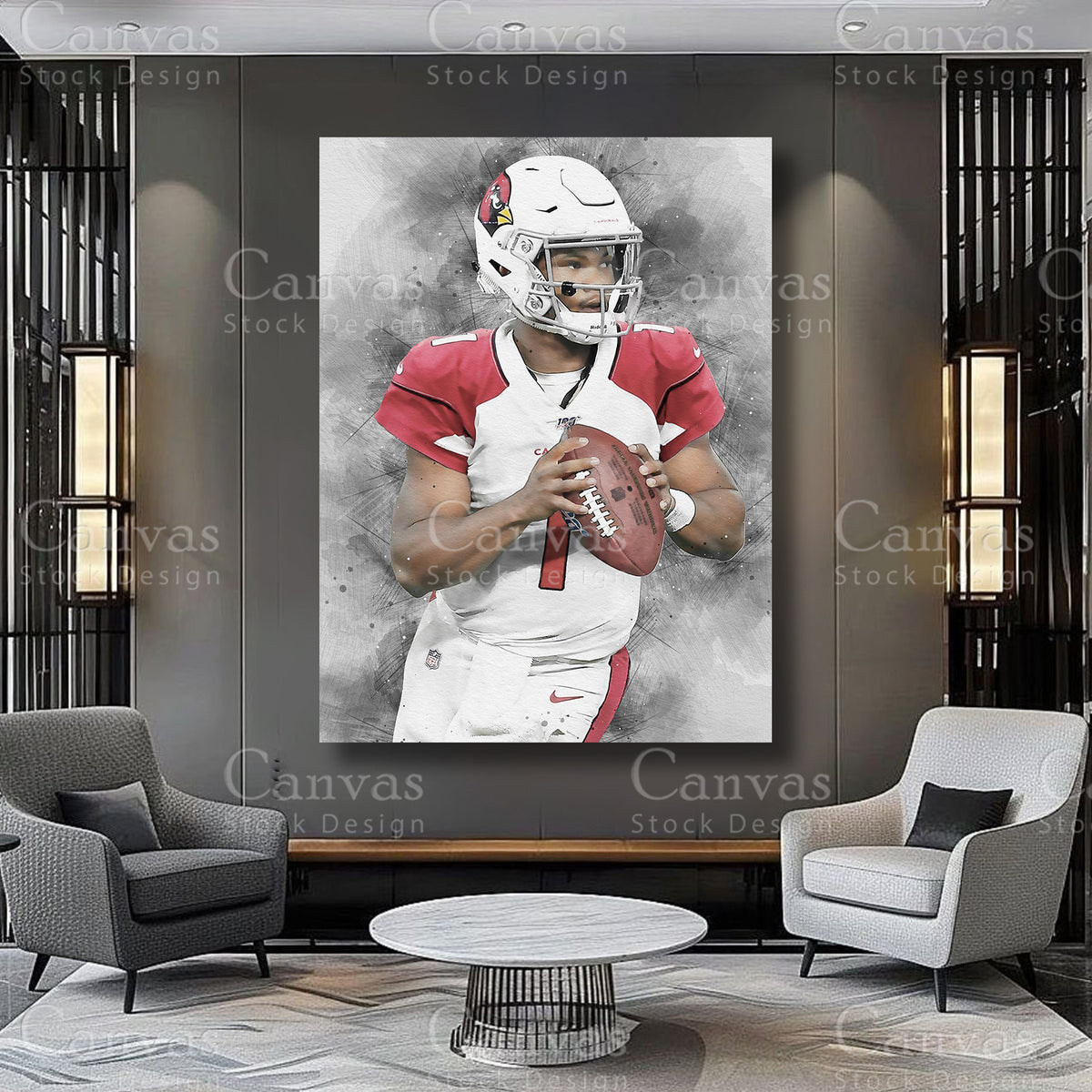 Kyler Murray NFL-inspired sports art