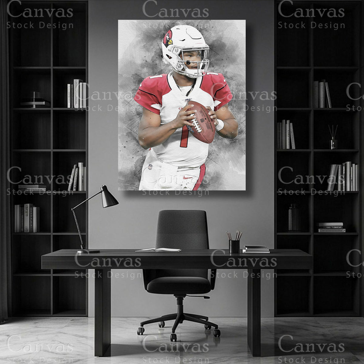 Kyler Murray football player wall decor