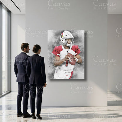 Kyler Murray premium canvas wall artwork