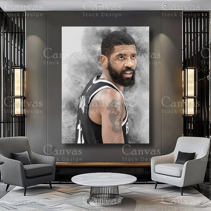 Kyrie Irving athlete canvas wall artwork