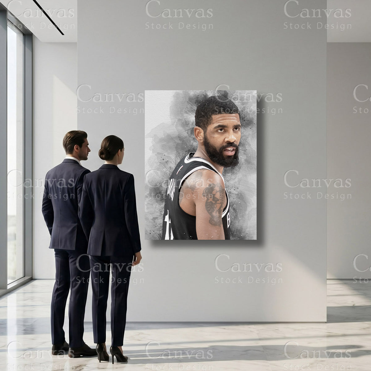 Kyrie Irving NBA sports artwork