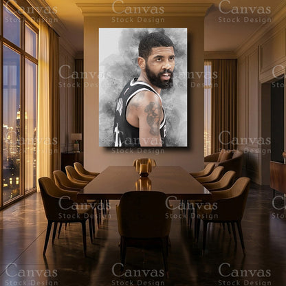 Kyrie Irving luxury basketball wall decor