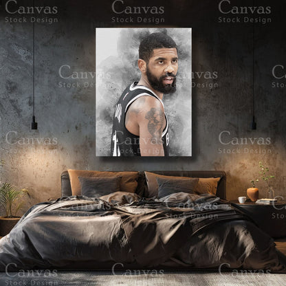 Kyrie Irving premium NBA wall art