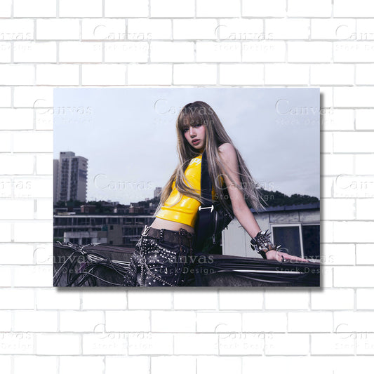 LISA Canvas Wall Art – BLACKPINK K-pop Poster Print