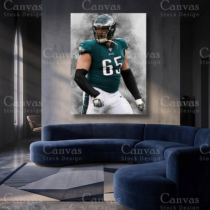 Lane Johnson football player artwork