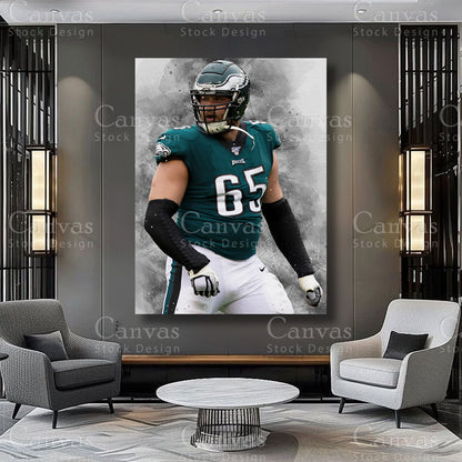 Lane Johnson offensive tackle wall decor