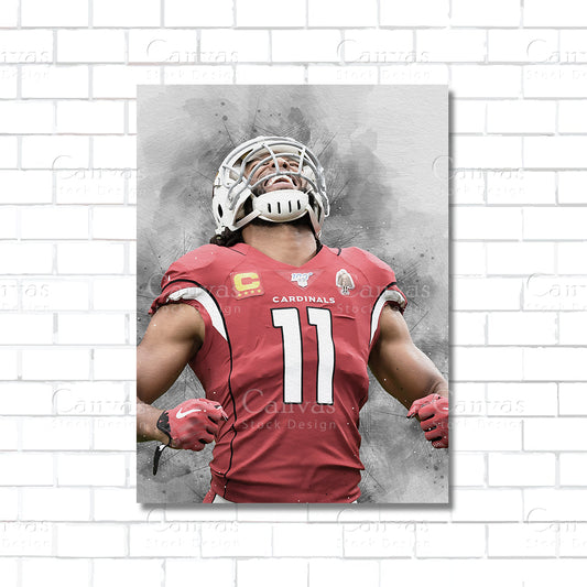 Larry Fitzgerald Canvas Wall Art – Arizona Cardinals NFL Legend Print