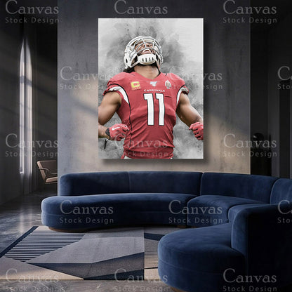 Larry Fitzgerald football player artwork