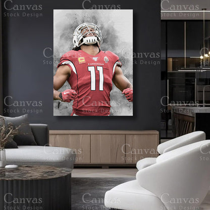 Larry Fitzgerald football legacy wall art