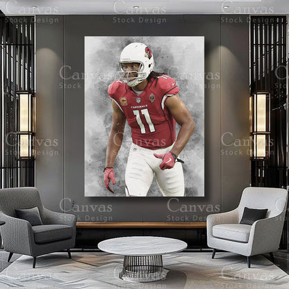 Larry Fitzgerald wide receiver sports artwork
