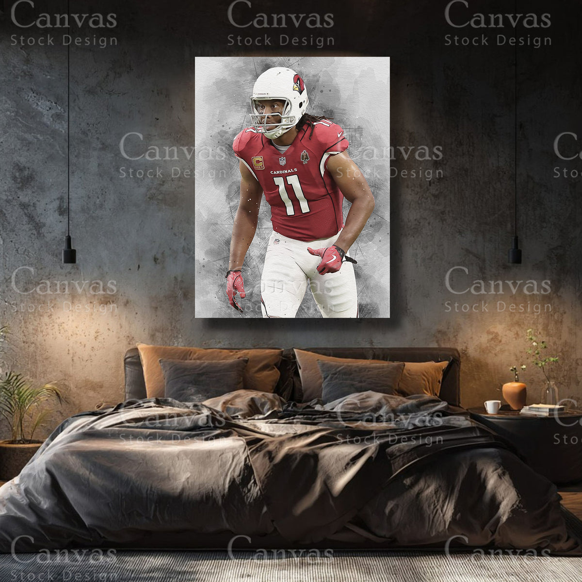Larry Fitzgerald luxury sports wall canvas