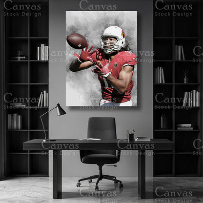 Larry Fitzgerald sports-themed wall decor