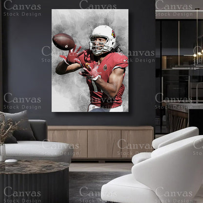 Larry Fitzgerald premium canvas decor
