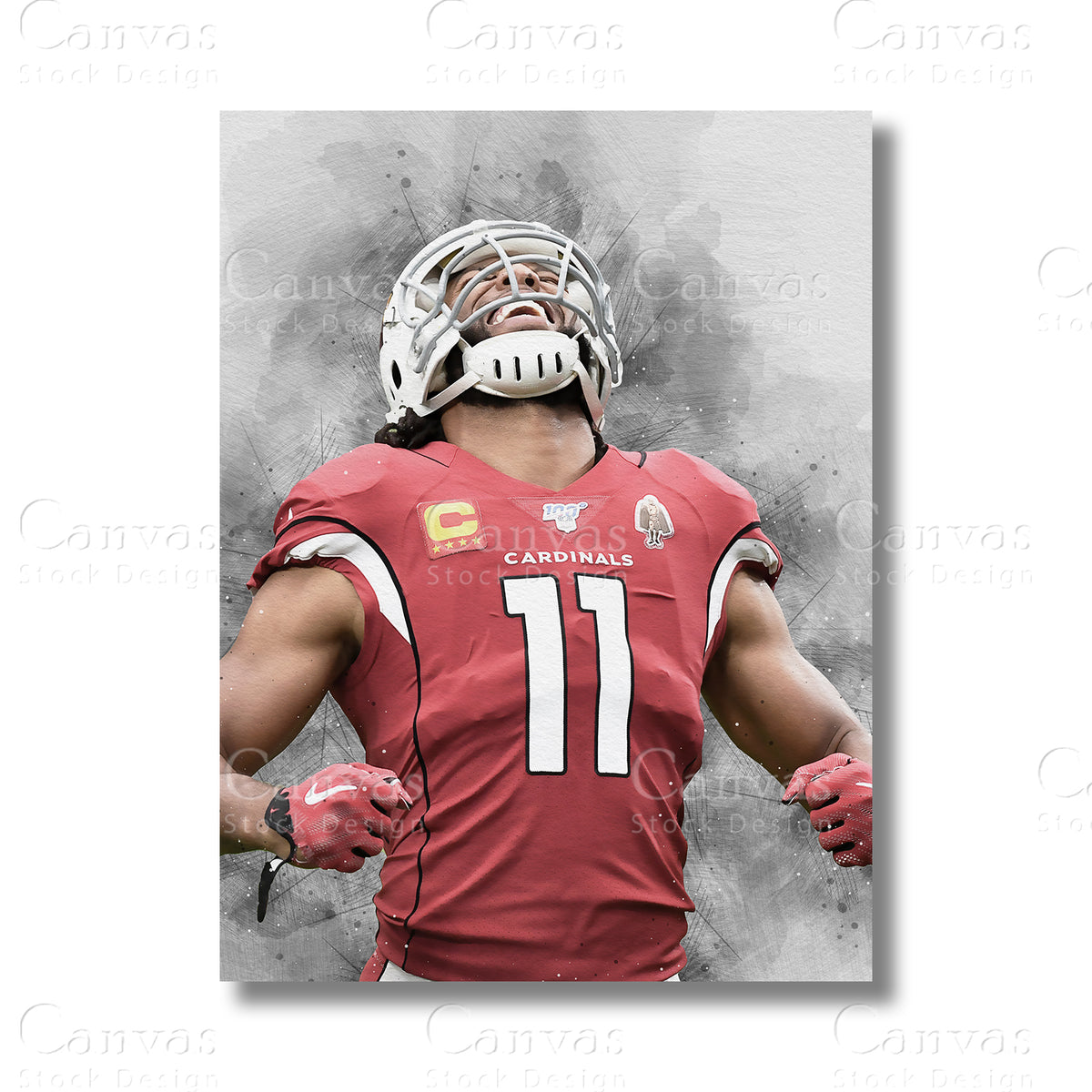 Larry Fitzgerald canvas wall art