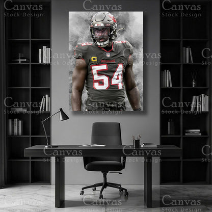 Lavonte David NFL-inspired canvas art