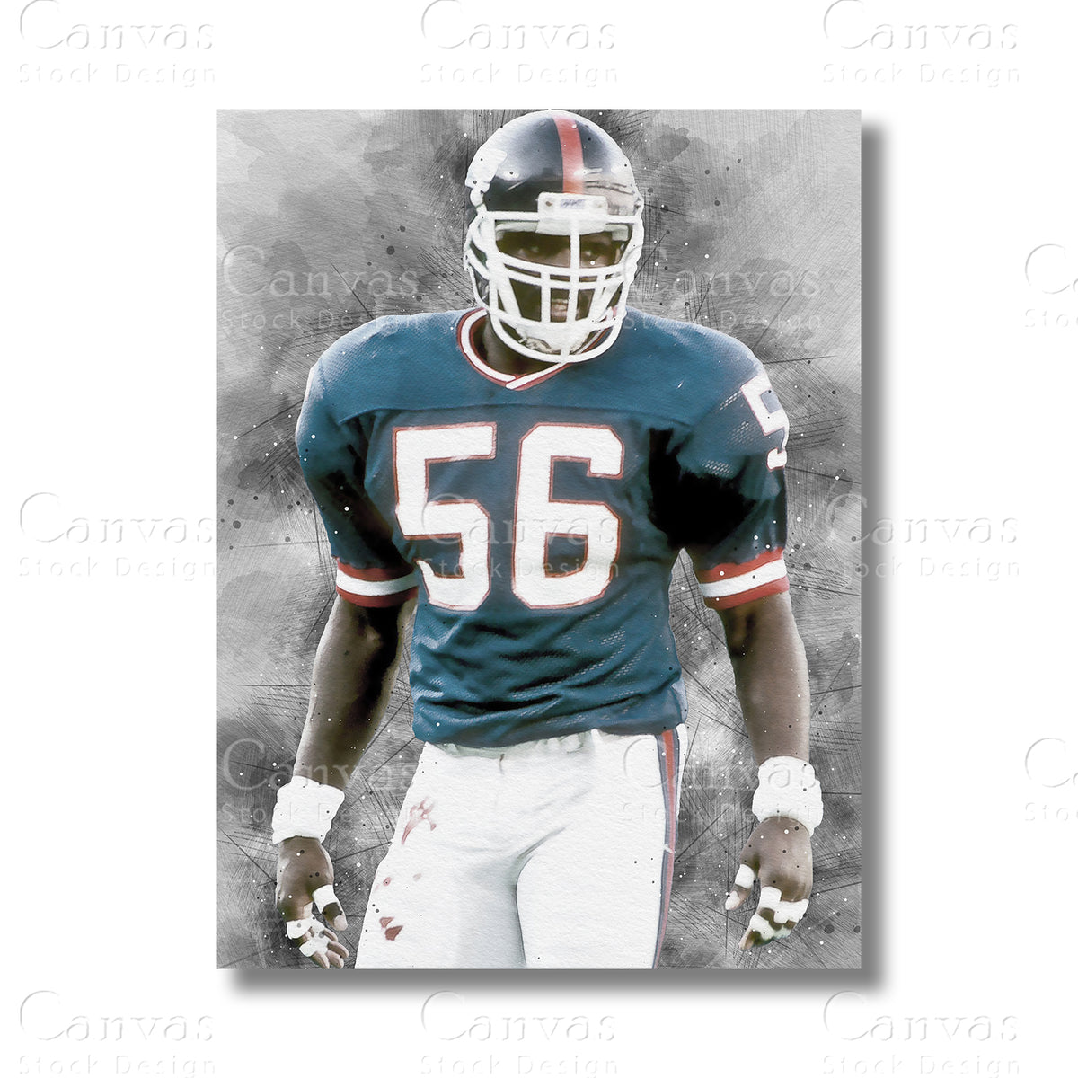 Lawrence Taylor canvas wall art