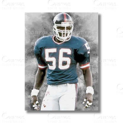 Lawrence Taylor canvas wall art