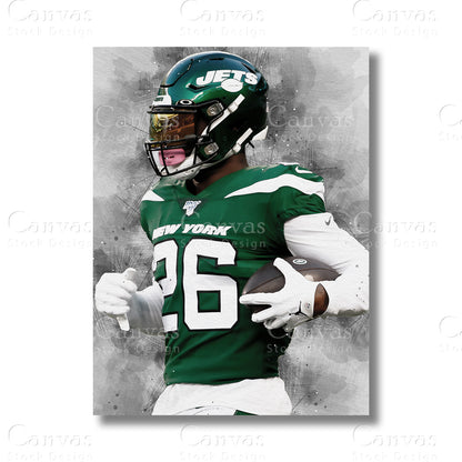 Le’Veon Bell canvas wall art