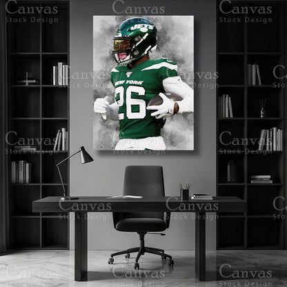Le’Veon Bell NFL-inspired canvas art